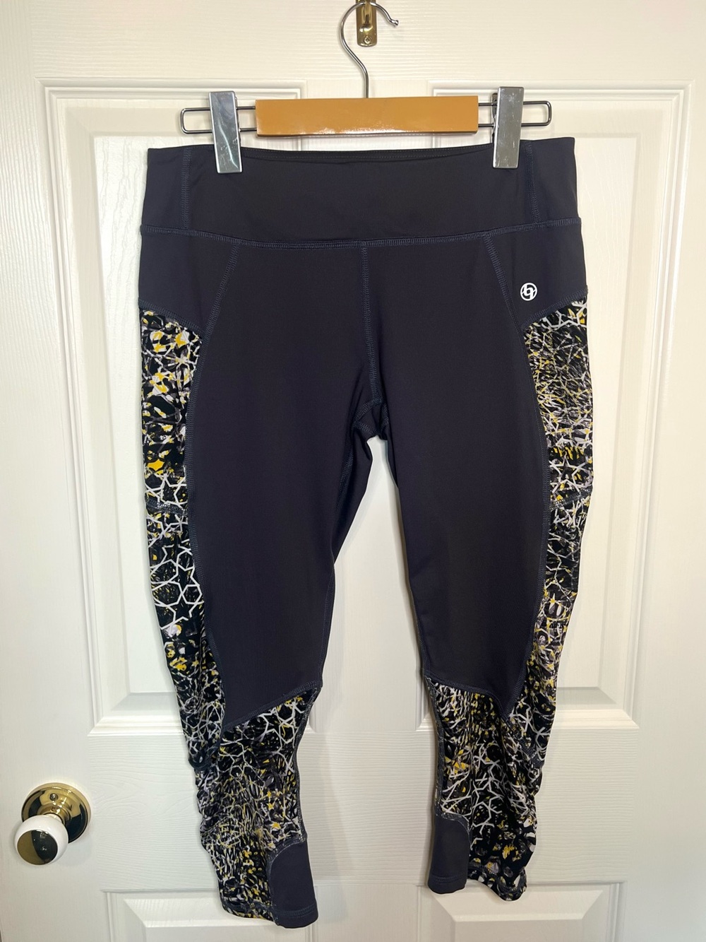 Lija Star Print Leggings Yoga Athletic Capris